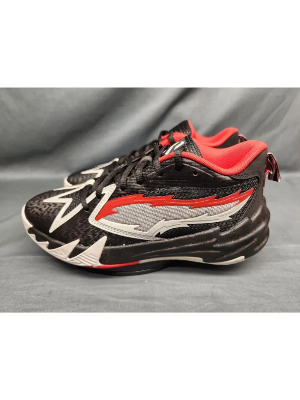 Puma Boys Scoot Zeros PDX Away Jr. Sneakers Black Red White Size 7 NEW NO BOX!